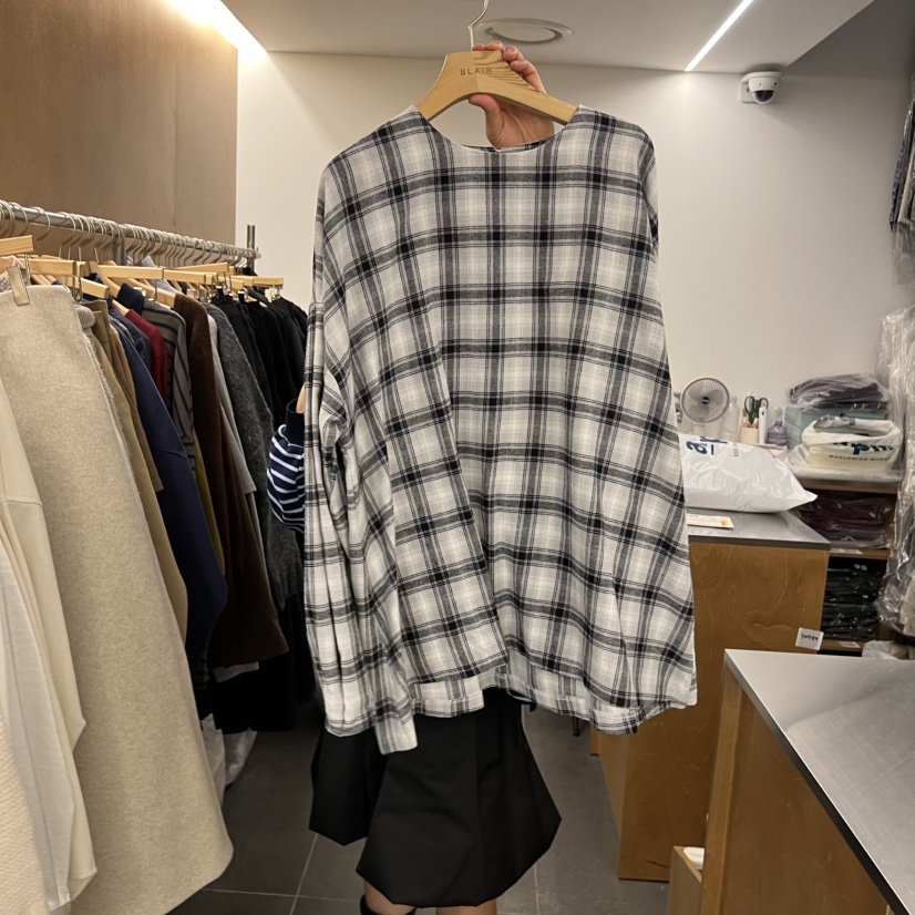 BLAIR東大門㊣代購女裝新款休閑熱賣25秋冬時尚職業襯衫蕾絲衫BLAIR seoul襯衫/蕾絲衫圖色1