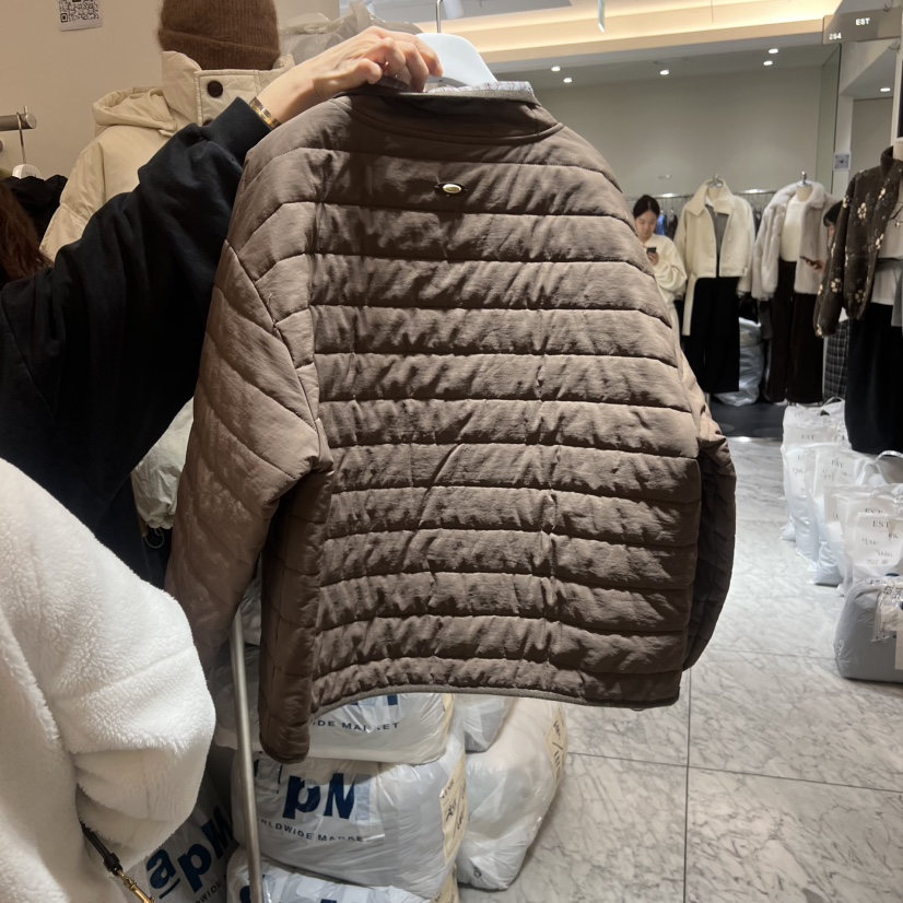 VENIR-a韓國直郵㊣女裝新款休閑職業人氣熱賣真品短款棉服棉VENIR-a短款棉服