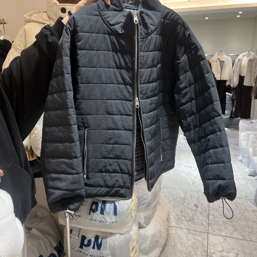 VENIR-a韓國直郵㊣女裝新款休閑職業人氣熱賣真品短款棉服棉VENIR-a短款棉服圖色2