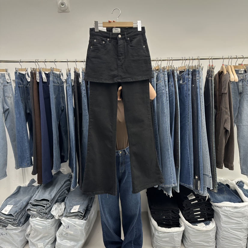 PAI東大門㊣代購女裝新款推薦職業真品休閑人氣25秋冬裙褲加絨[PΛi]_PAi裙褲圖色1