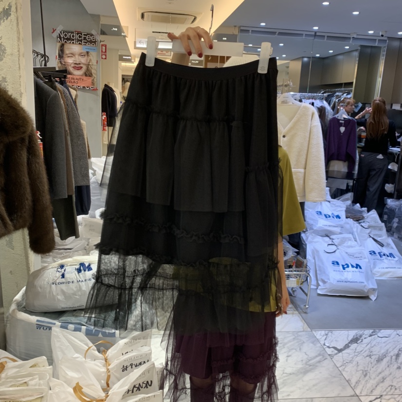 SOLD OUT韓國直郵㊣女士新品熱賣推薦25秋冬休閑半身裙中短裙SOLD OUT半身裙/中短裙