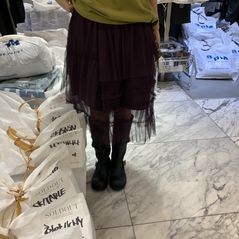 SOLD OUT韓國直郵㊣女士新品熱賣推薦25秋冬休閑半身裙中短裙SOLD OUT半身裙/中短裙圖色2