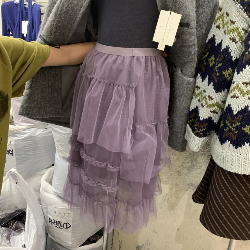 SOLD OUT韓國直郵㊣女士新品熱賣推薦25秋冬休閑半身裙中短裙SOLD OUT半身裙/中短裙圖色3