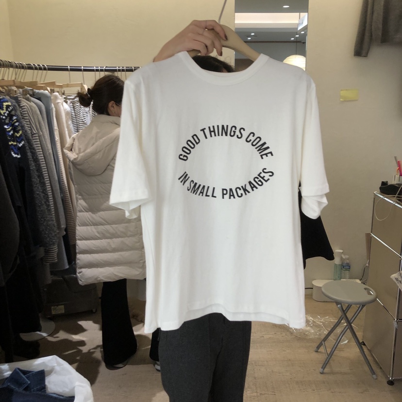 W AND J東大門㊣代購女士新款推薦熱賣休閑職業時尚人氣T恤W AND JT恤圖色1