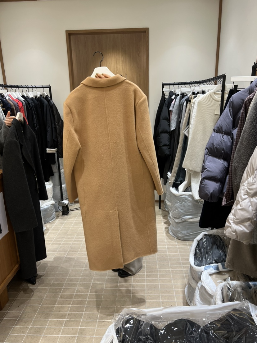 LOFN東大門㊣直郵女裝新款熱賣真品人氣休閑中長款大衣狐貍LOFN中長款大衣