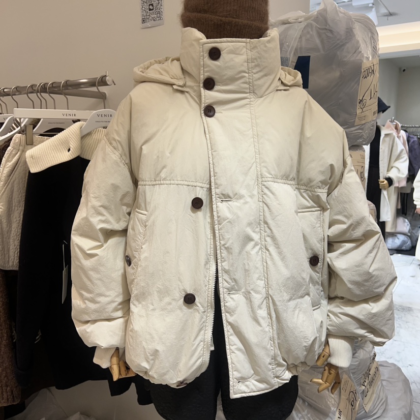 VENIR-a韓國直郵㊣女裝新品職業休閑人氣熱賣時尚短款羽絨服VENIR-a短款羽絨服圖色1