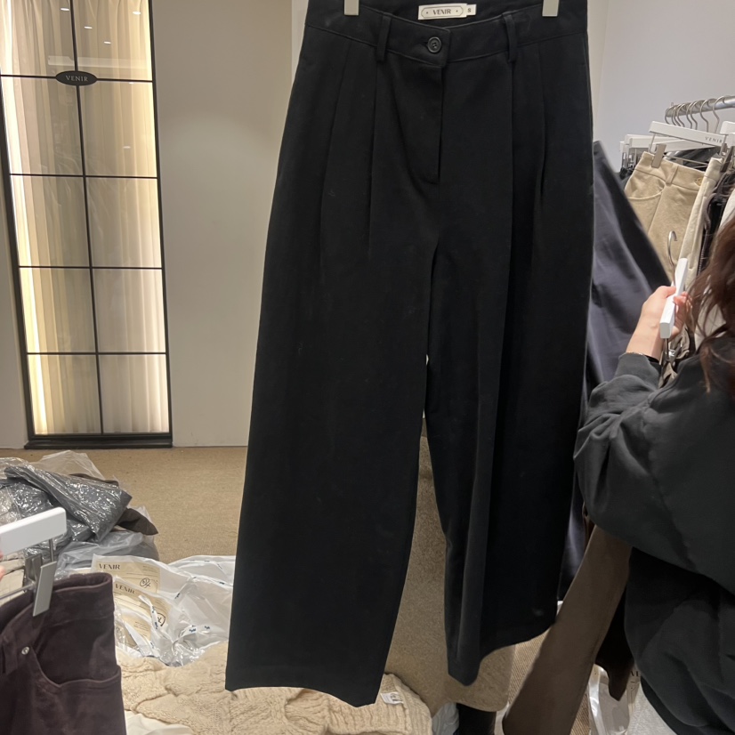 VENIR-a東大門㊣實拍女士新品真品25秋冬休閑職業休閑褲加絨VENIR-a休閑褲圖色2