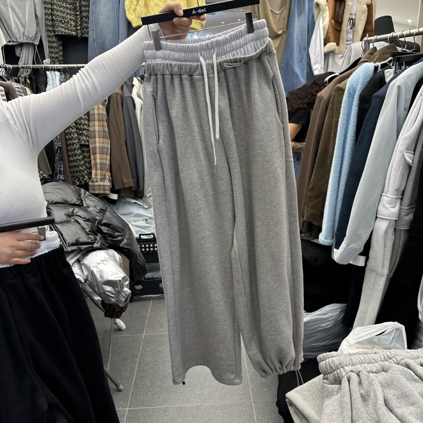 A-DEL韓國直郵㊣女裝新款職業休閑時尚真品人氣休閑褲加絨A-DEL休閑褲圖色1