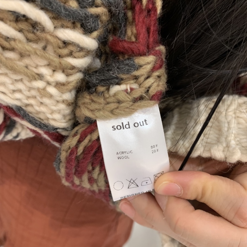 SOLD OUT韓國直郵㊣女士新品真品人氣時尚休閑推薦針織衫羊毛SOLD OUT針織衫