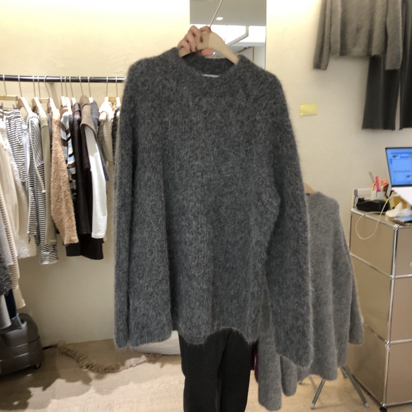 W AND J東大門㊣代購女裝新品25秋冬休閑推薦真品時尚針織衫W AND J針織衫圖色2
