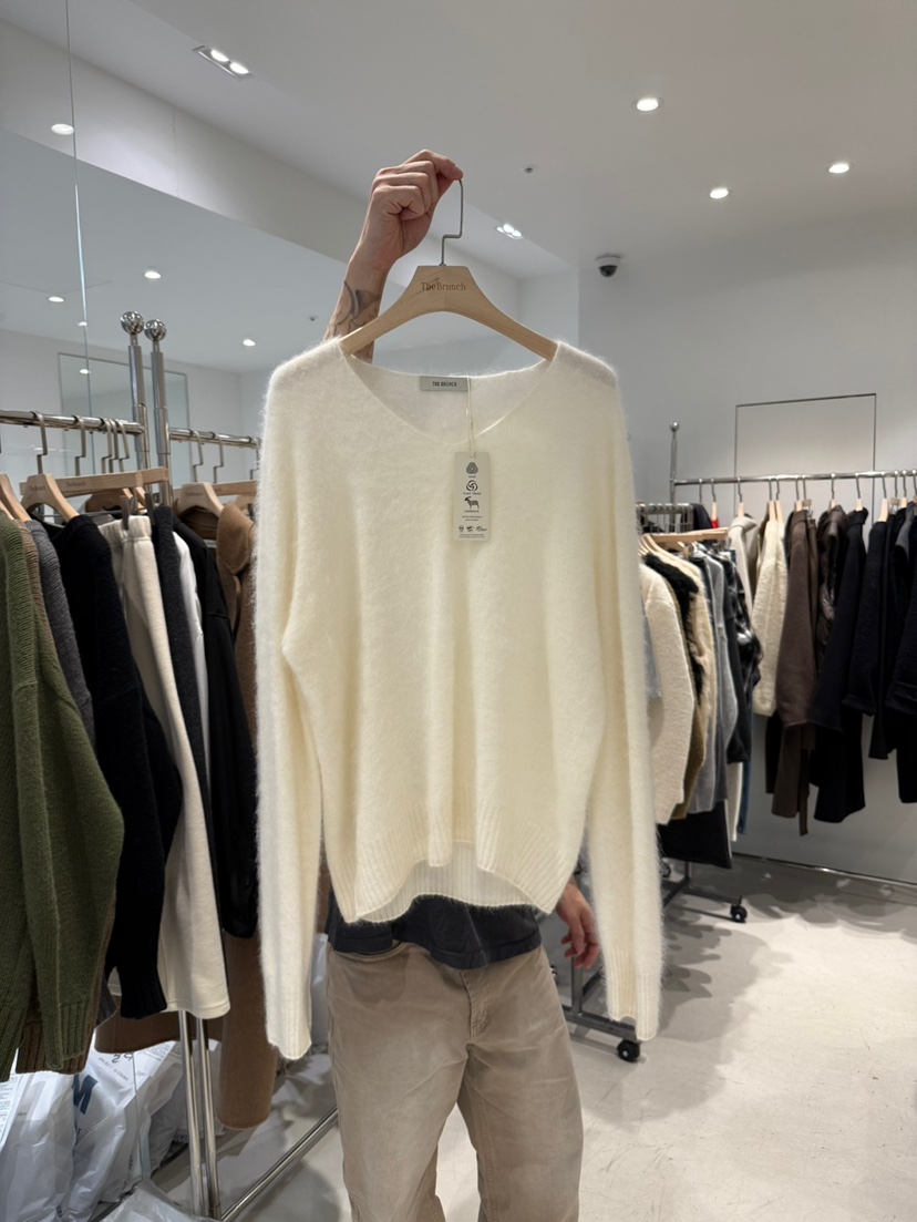 THE BRUNCH韓國代購㊣女裝新品時尚25秋冬休閑真品針織衫羊絨THE BRUNCH針織衫圖色1