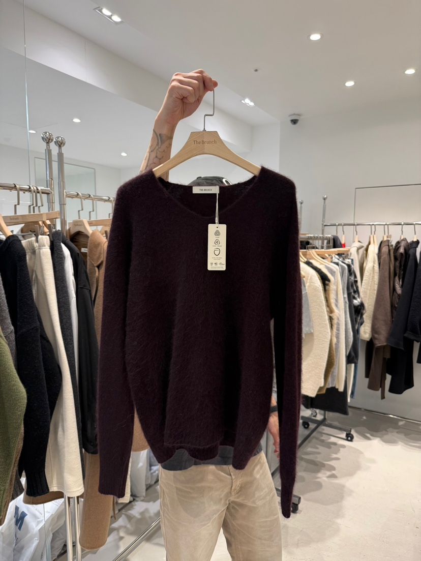 THE BRUNCH韓國代購㊣女裝新品時尚25秋冬休閑真品針織衫羊絨THE BRUNCH針織衫圖色3