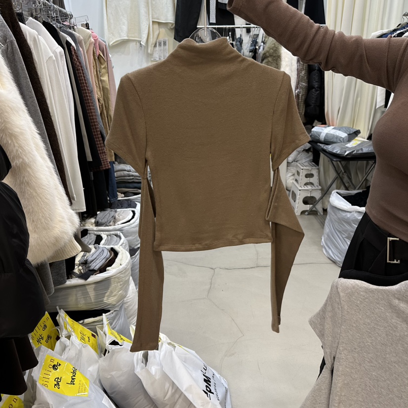 BILLION-L東大門㊣實拍女裝新品時尚人氣休閑職業真品長袖T恤BILLION-L長袖T恤