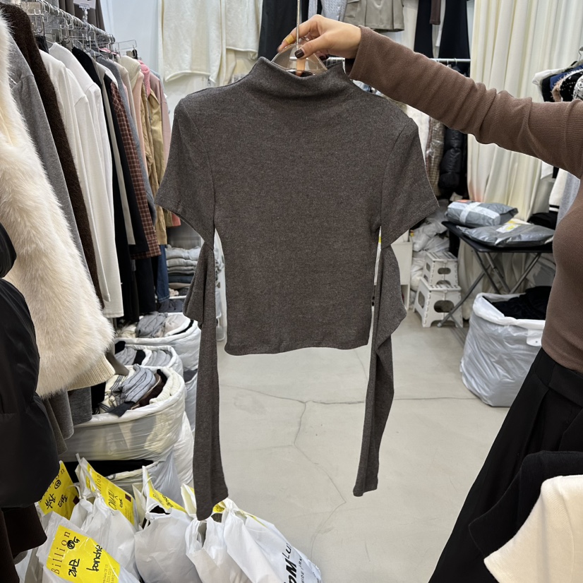 BILLION-L東大門㊣實拍女裝新品時尚人氣休閑職業真品長袖T恤BILLION-L長袖T恤圖色3