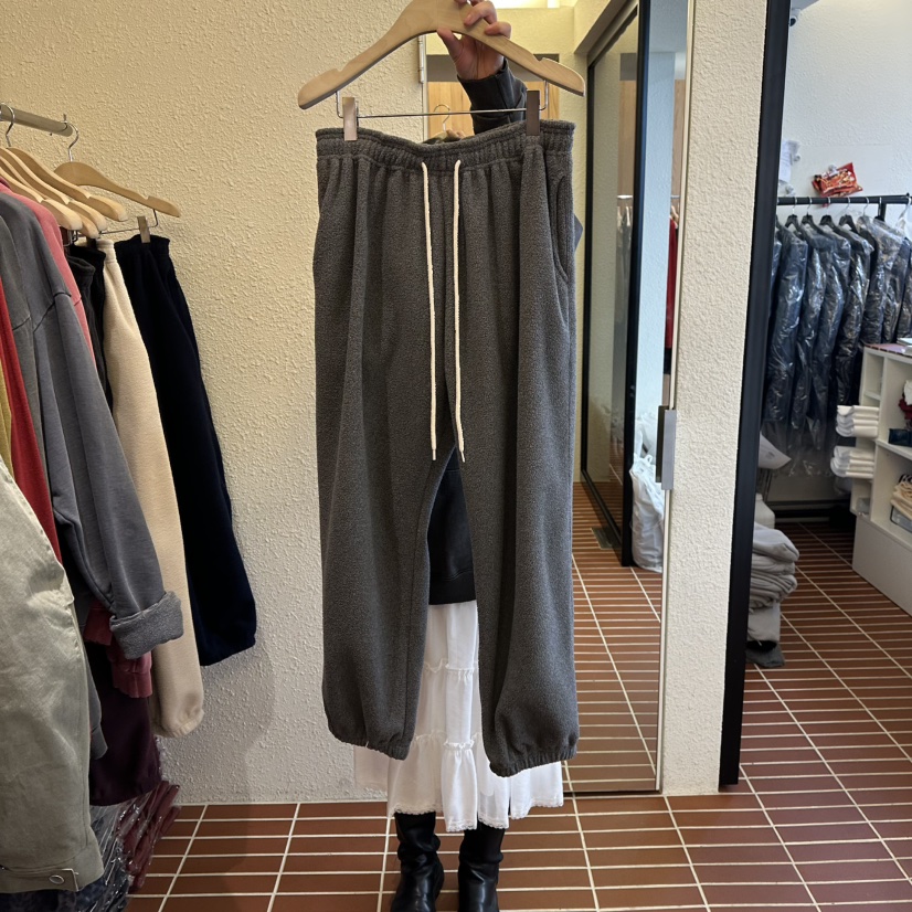 CHOI-L韓國代購㊣女裝新品真品推薦人氣職業休閑褲抓絨紐扣CHOI休閑褲圖色2灰色