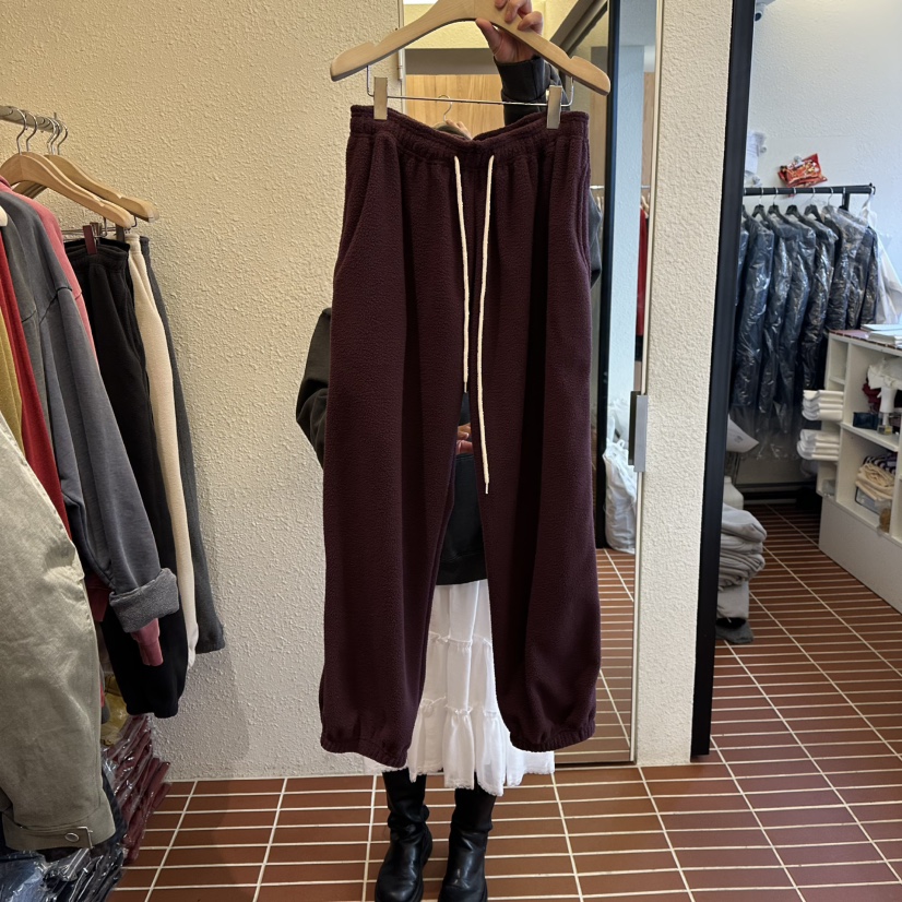 CHOI-L韓國代購㊣女裝新品真品推薦人氣職業休閑褲抓絨紐扣CHOI休閑褲圖色3