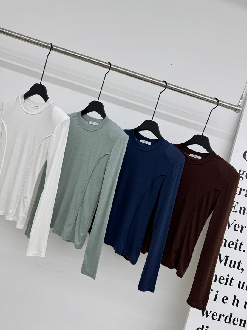 RED-A韓國直郵㊣女士新品時尚人氣熱賣職業休閑真品長袖T恤RED-A長袖T恤