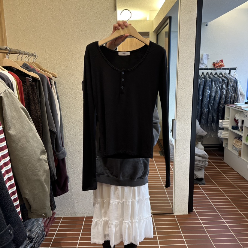 CHOI-L東大門㊣代購女士新款休閑熱賣推薦真品長袖T恤柔軟CHOI長袖T恤圖色5