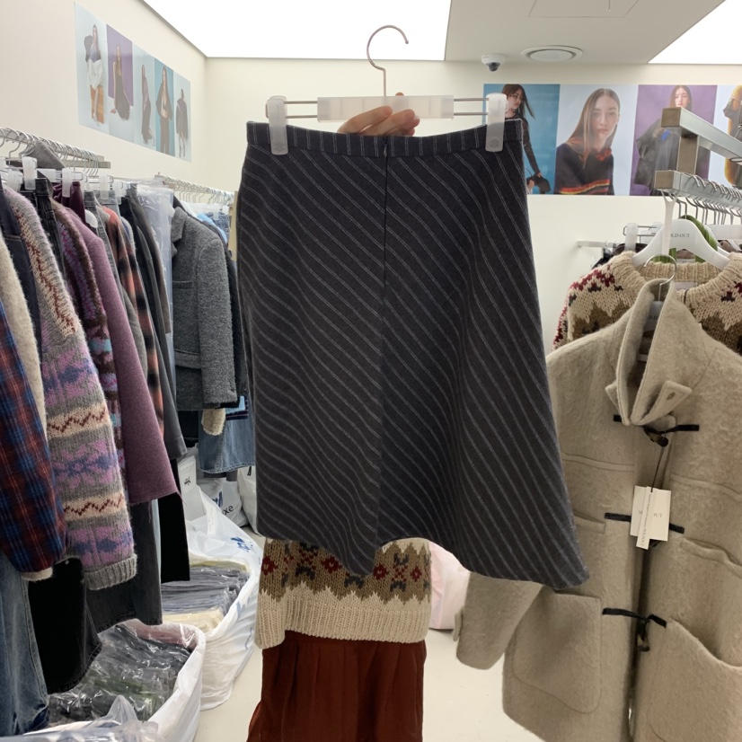 SOLD OUT韓國代購㊣女裝新款熱賣職業時尚25秋冬半身裙中短裙SOLD OUT半身裙/中短裙