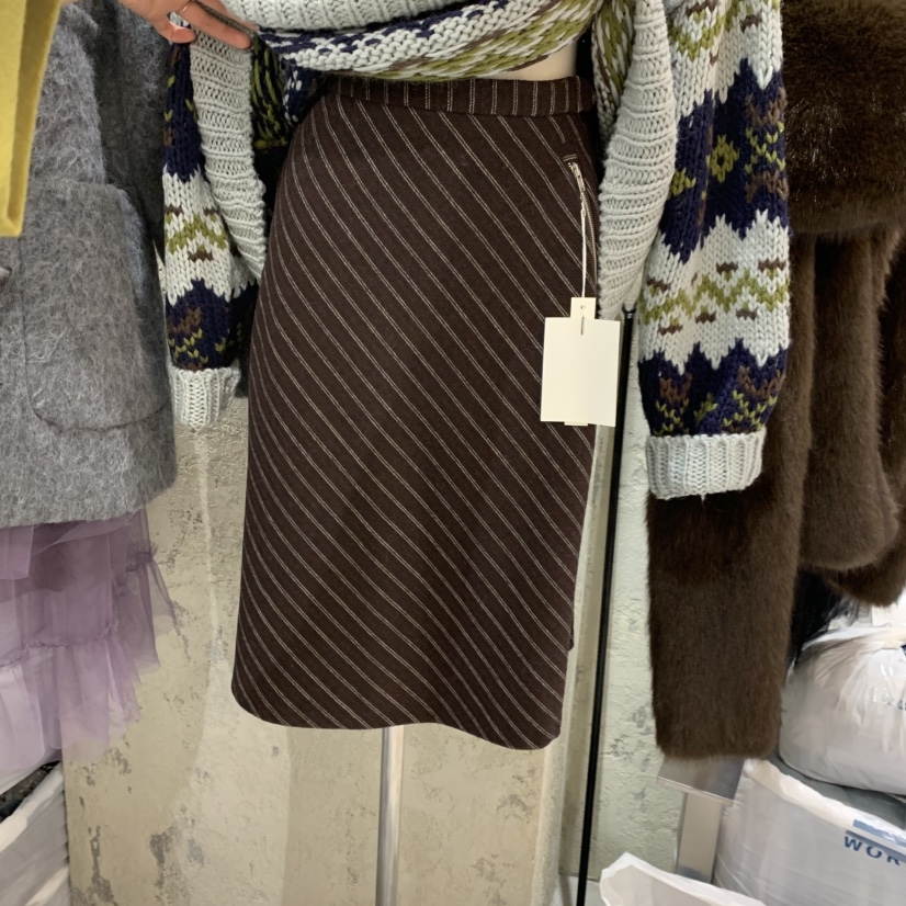 SOLD OUT韓國代購㊣女裝新款熱賣職業時尚25秋冬半身裙中短裙SOLD OUT半身裙/中短裙圖色1