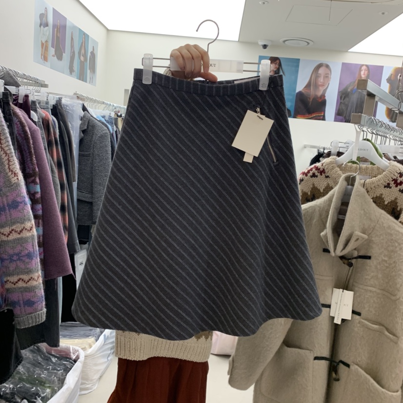 SOLD OUT韓國代購㊣女裝新款熱賣職業時尚25秋冬半身裙中短裙SOLD OUT半身裙/中短裙圖色2