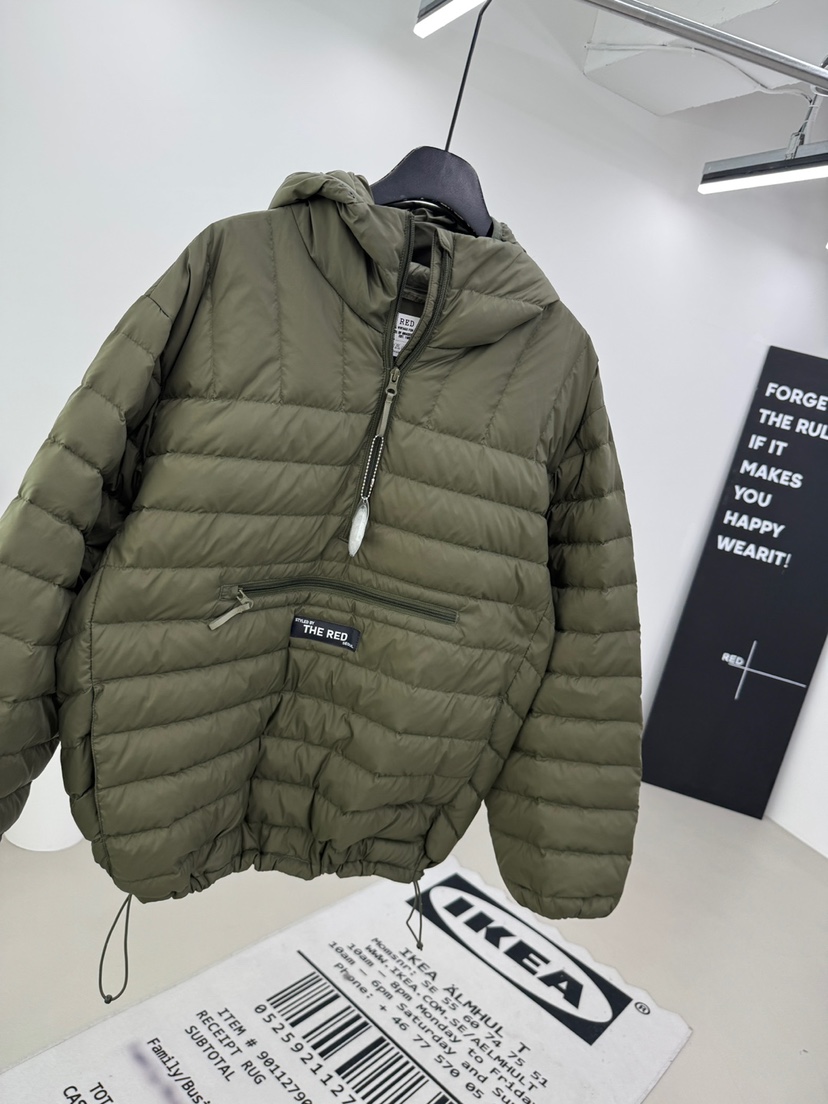 RED-A東大門㊣代購女裝新品推薦職業25秋冬休閑夾克連帽衫絨RED-A夾克圖色2