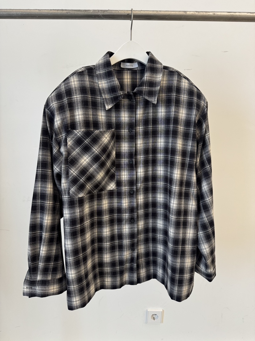 SOMETHING-L/FANCY東大門㊣實拍女裝新款真品職業襯衫蕾絲衫SOMETHING-L/FANCY襯衫/蕾絲衫圖色3黑