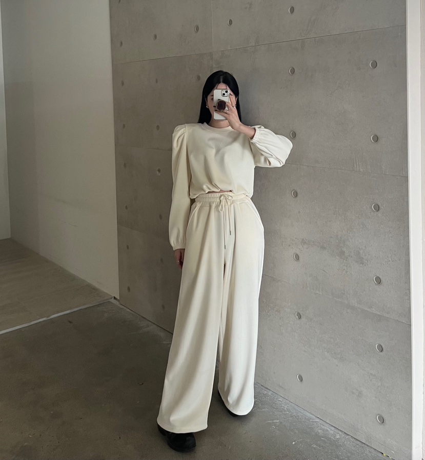 AMUSE SEOUL東大門㊣實拍女裝新品時尚休閑職業休閑褲加絨AMUSE SEOUL休閑褲