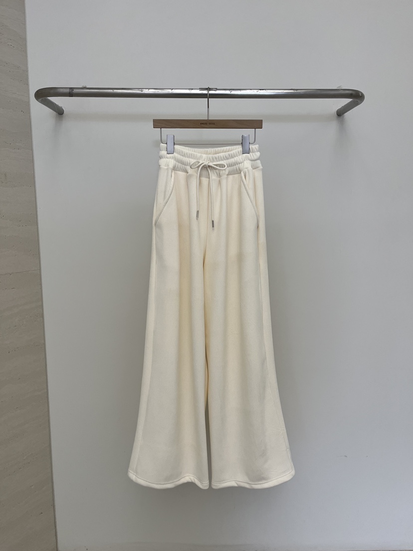 AMUSE SEOUL東大門㊣實拍女裝新品時尚休閑職業休閑褲加絨AMUSE SEOUL休閑褲圖色1