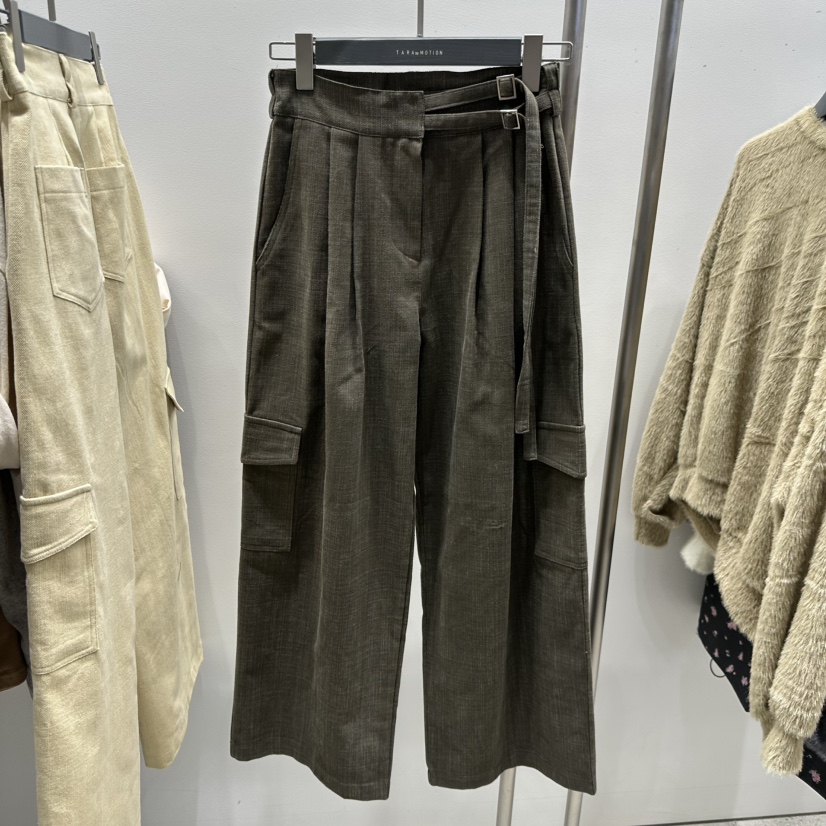 TARABY MOTION韓國直郵㊣女士新款時尚熱賣25秋冬休閑褲羊毛TARABY MOTION休閑褲圖色2