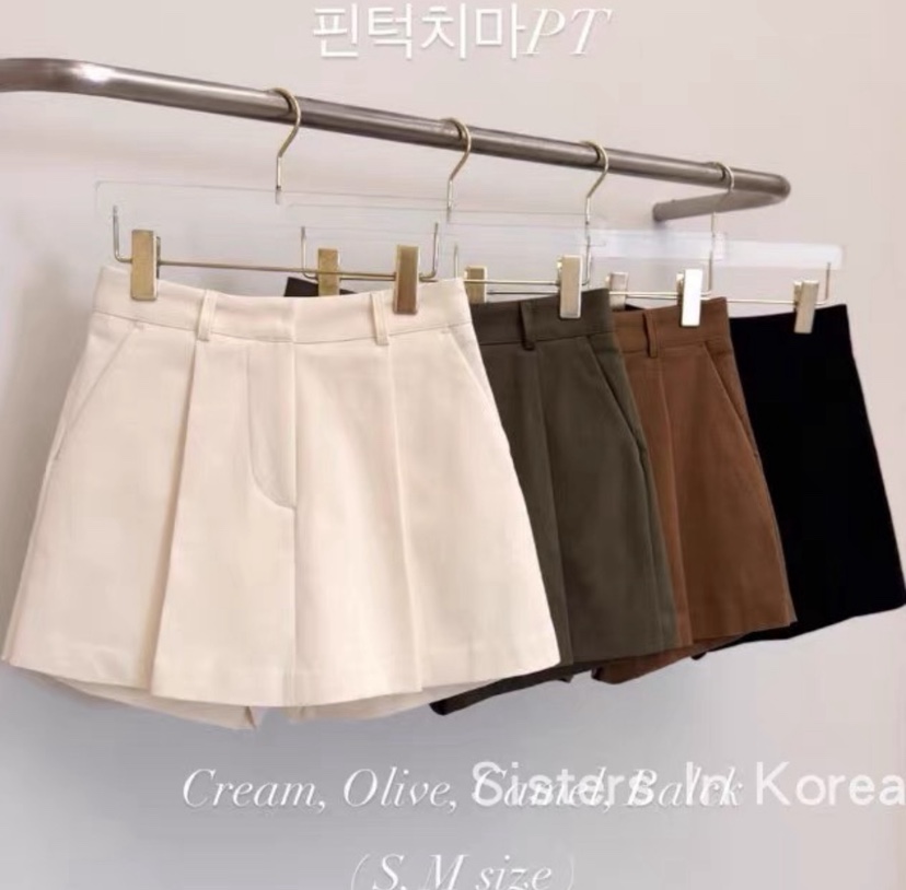 LE MASTERPLACE韓國代購㊣女裝新款休閑時尚真品人氣推薦裙褲Le masterpiece裙褲圖色2左二色