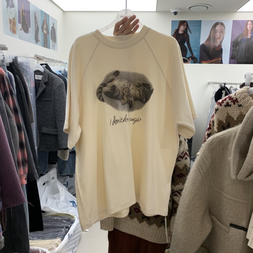 SOLD OUT韓國代購㊣女裝新款25秋冬職業時尚人氣休閑推薦T恤SOLD OUTT恤圖色3