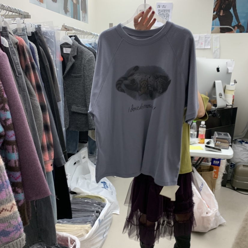 SOLD OUT韓國代購㊣女裝新款25秋冬職業時尚人氣休閑推薦T恤SOLD OUTT恤圖色4