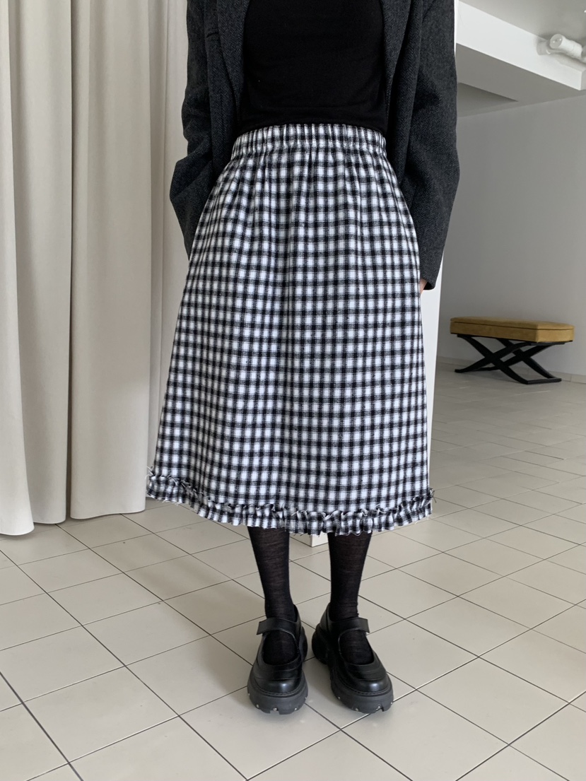 LOVE MY SANTA韓國直郵㊣女士新品推薦真品熱賣半身裙中短裙Santa/LOVE MY SANTA半身裙/中短裙圖色1黑