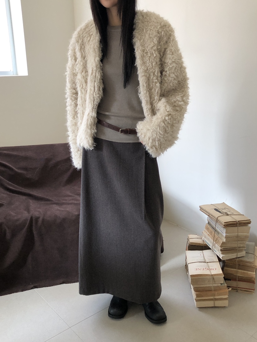 B_GARDER東大門㊣實拍女士新品人氣休閑25秋冬熱賣短款大衣B.GARDER短款大衣