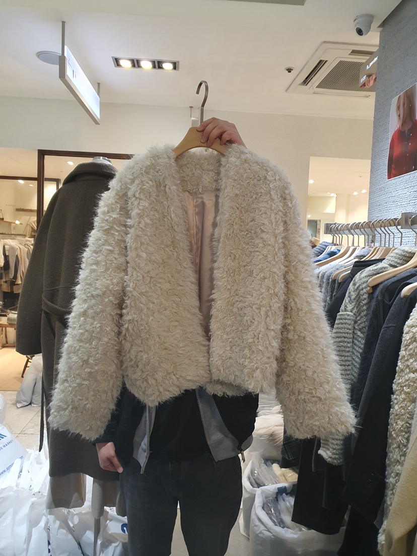 B_GARDER東大門㊣實拍女士新品人氣休閑25秋冬熱賣短款大衣B.GARDER短款大衣圖色1