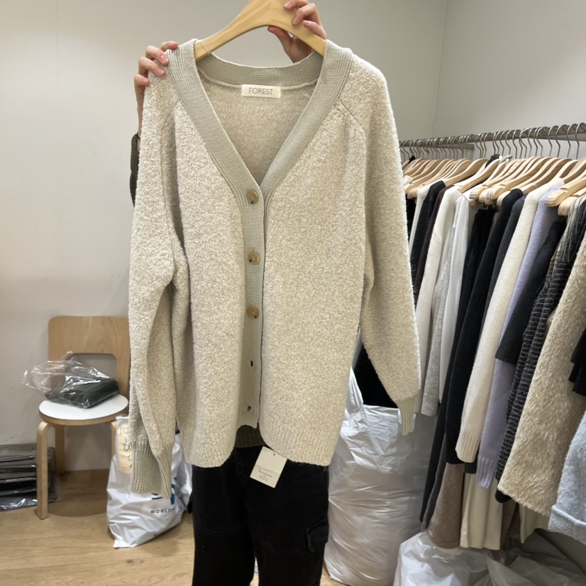 FOREST東大門㊣代購女裝新款25秋冬真品時尚職業休閑針織衫FOREST針織衫圖色2