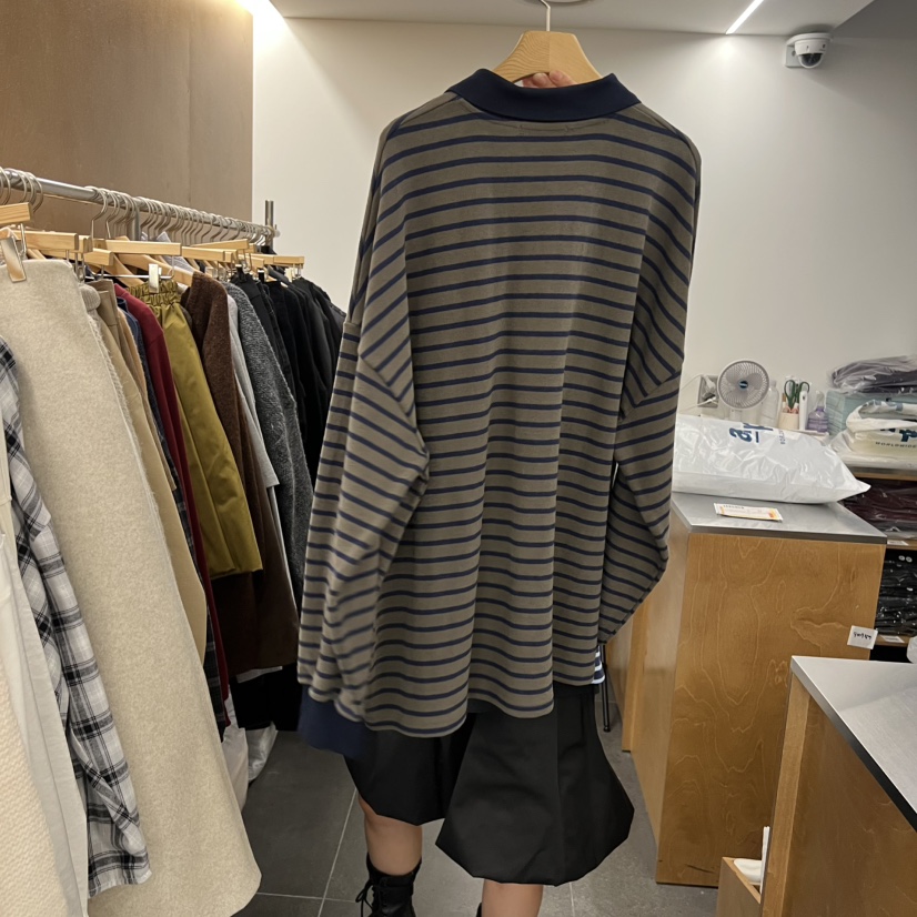 BLAIR東大門㊣代購女士新款時尚人氣休閑職業25秋冬長袖T恤BLAIR seoul長袖T恤