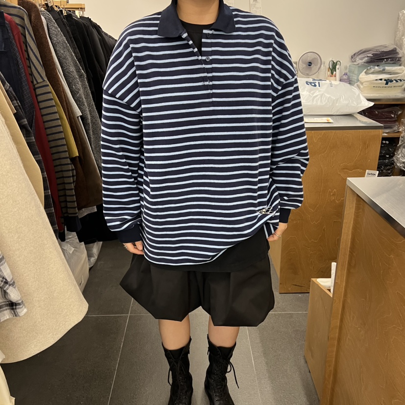 BLAIR東大門㊣代購女士新款時尚人氣休閑職業25秋冬長袖T恤BLAIR seoul長袖T恤圖色1