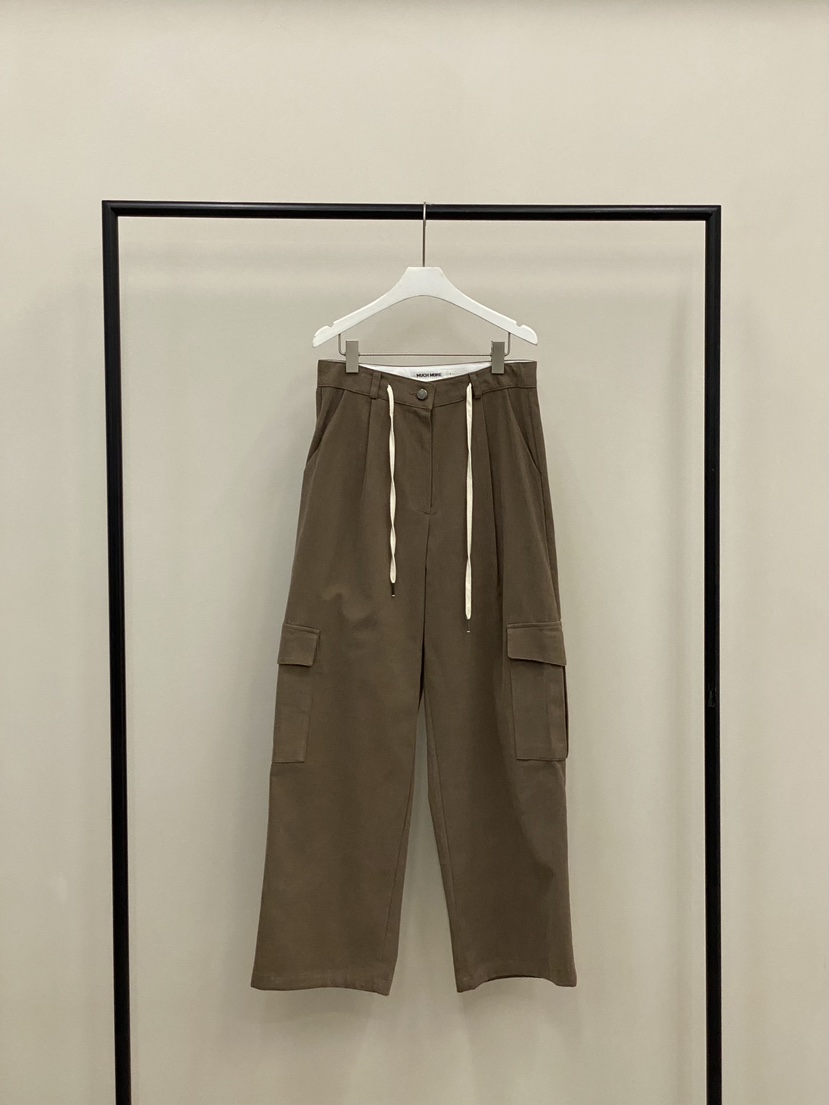 MUCH MORE東大門㊣代購女士新款真品職業時尚25秋冬休閑褲MUCH MORE休閑褲圖色1