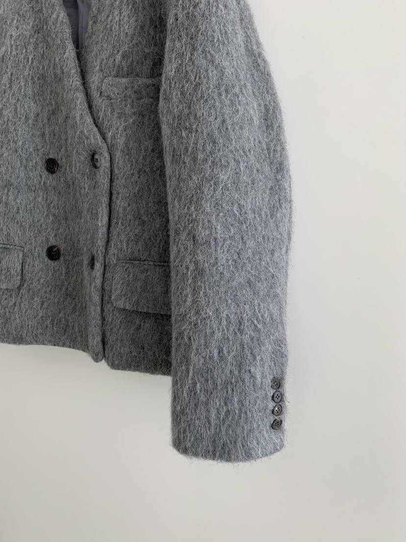 LOVE MY SANTA東大門㊣代購女裝新款人氣時尚25秋冬夾克羊駝Santa/LOVE MY SANTA夾克