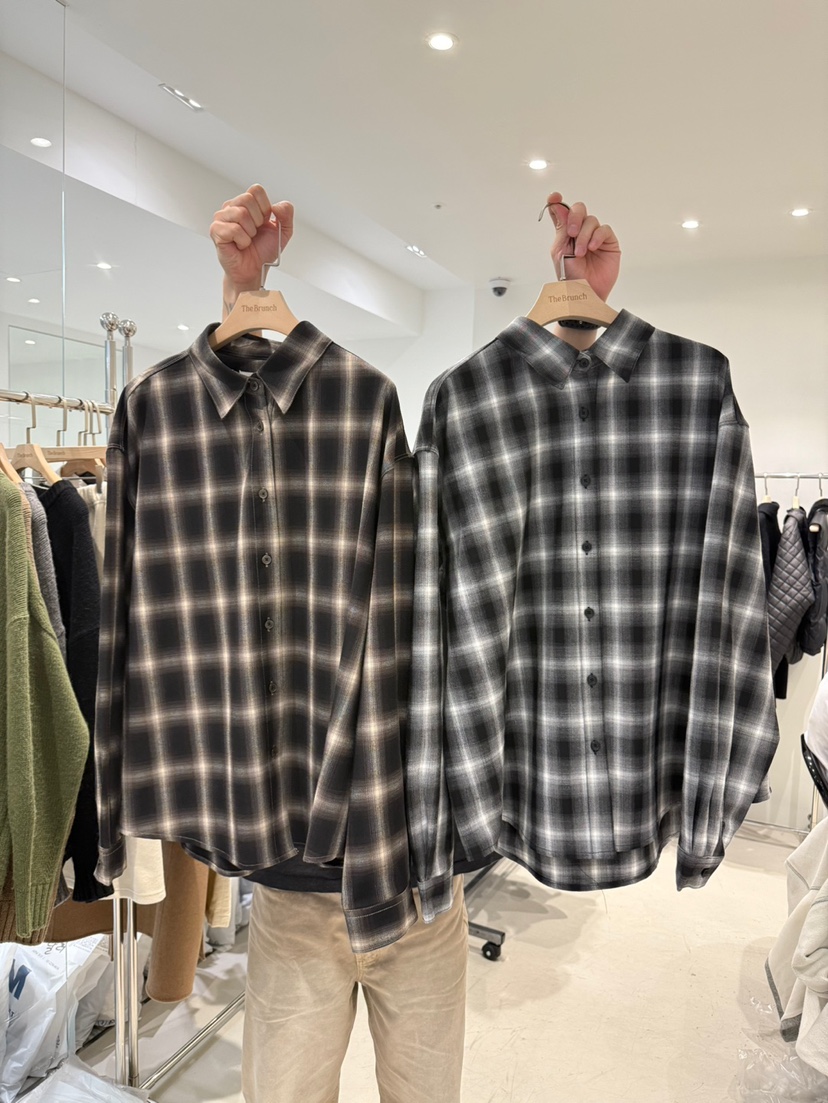 THE BRUNCH東大門㊣直郵女士新款時尚25秋冬職業襯衫蕾絲衫THE BRUNCH襯衫/蕾絲衫