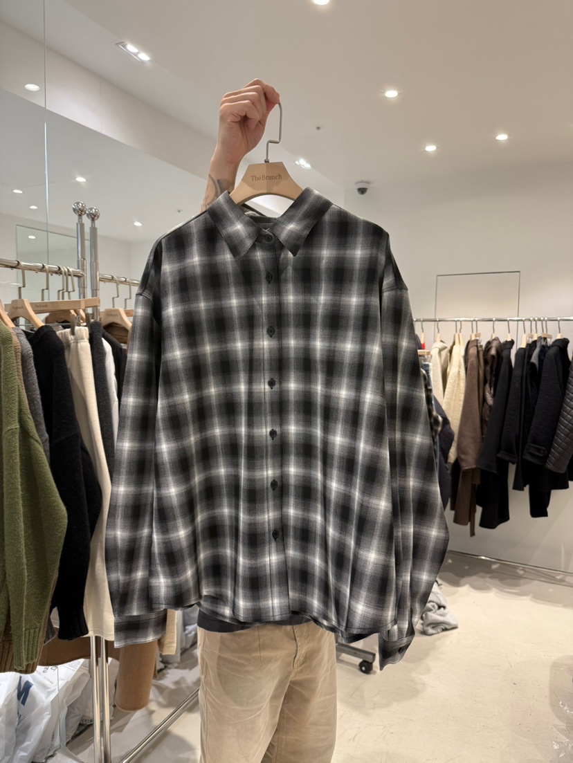 THE BRUNCH東大門㊣直郵女士新款時尚25秋冬職業襯衫蕾絲衫THE BRUNCH襯衫/蕾絲衫圖色1