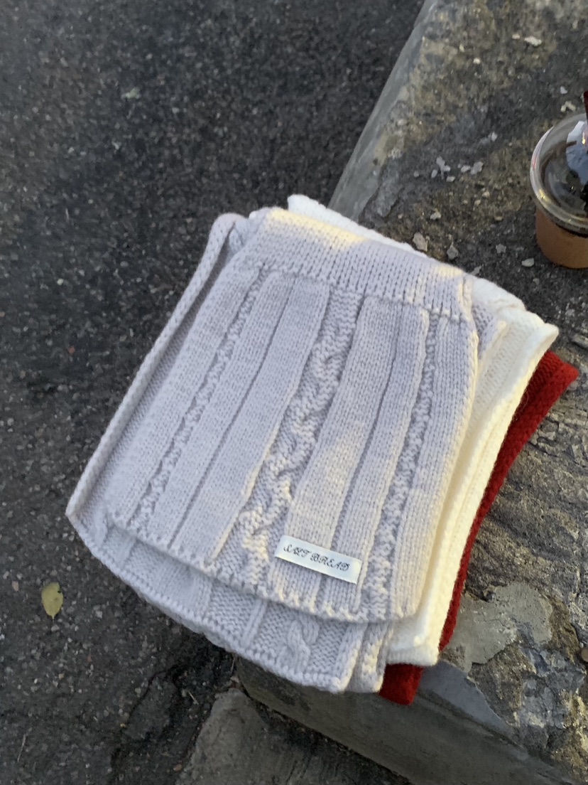 SALT BREAD韓國代購㊣女士新款休閑25秋冬推薦時尚圍巾披肩SALT BREAD圍巾/披肩圖色2