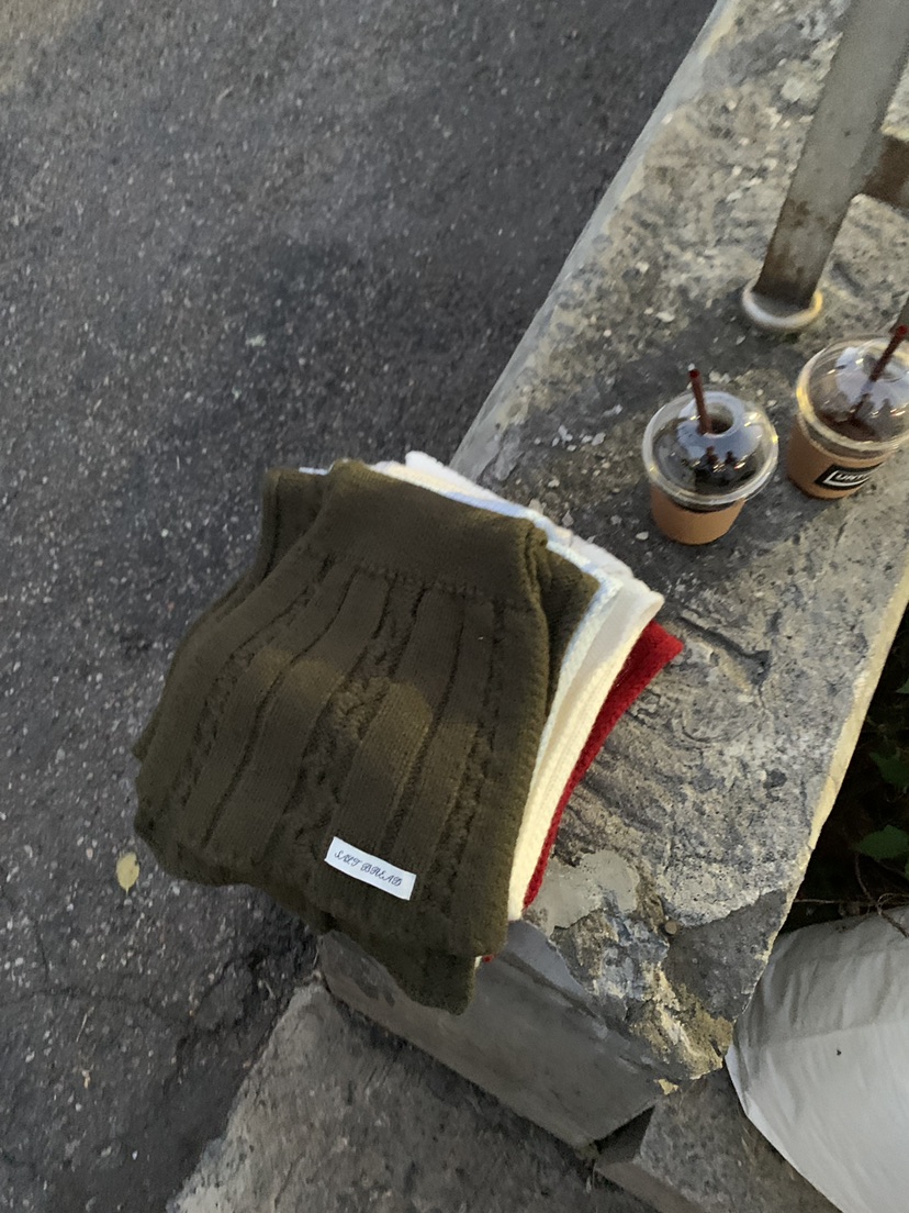 SALT BREAD韓國代購㊣女士新款休閑25秋冬推薦時尚圍巾披肩SALT BREAD圍巾/披肩圖色5