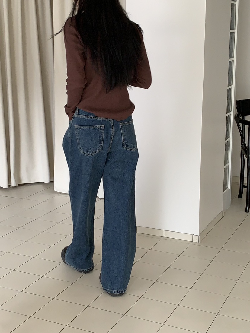 LOVE MY SANTA韓國代購㊣女裝新款休閑推薦25秋冬熱賣牛仔褲Santa/LOVE MY SANTA牛仔褲