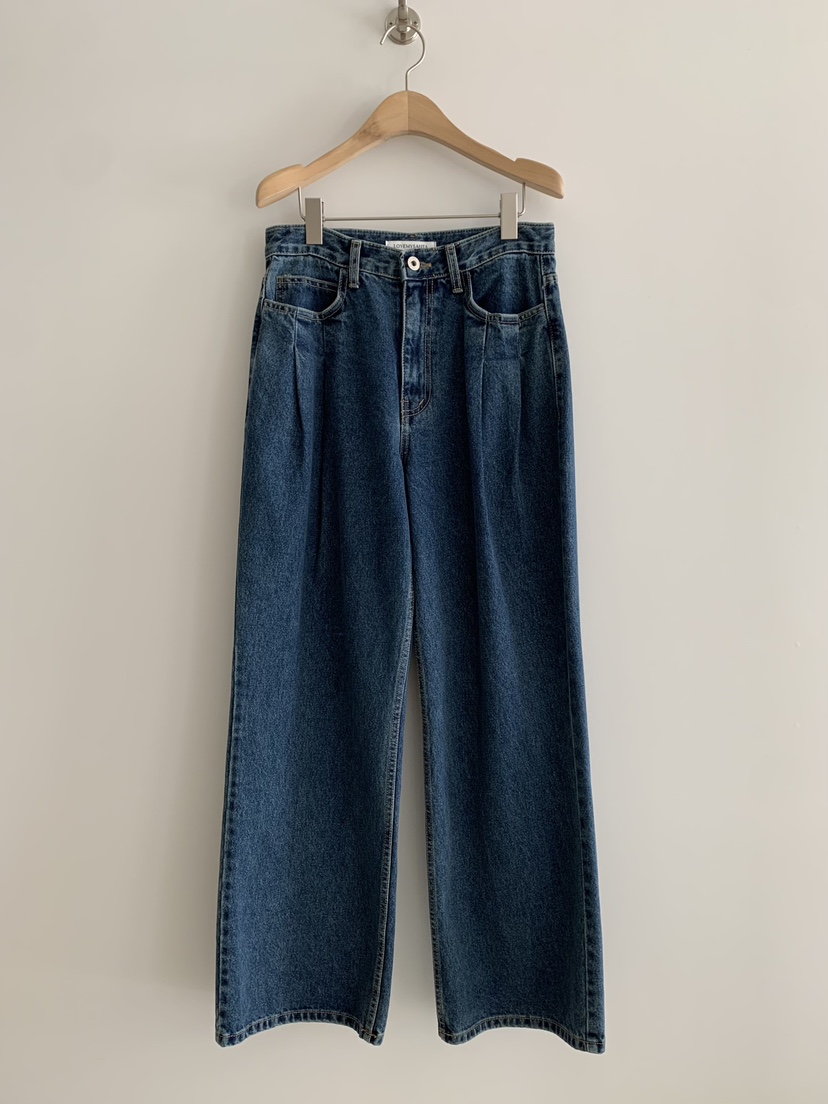 LOVE MY SANTA韓國代購㊣女裝新款休閑推薦25秋冬熱賣牛仔褲Santa/LOVE MY SANTA牛仔褲圖色1