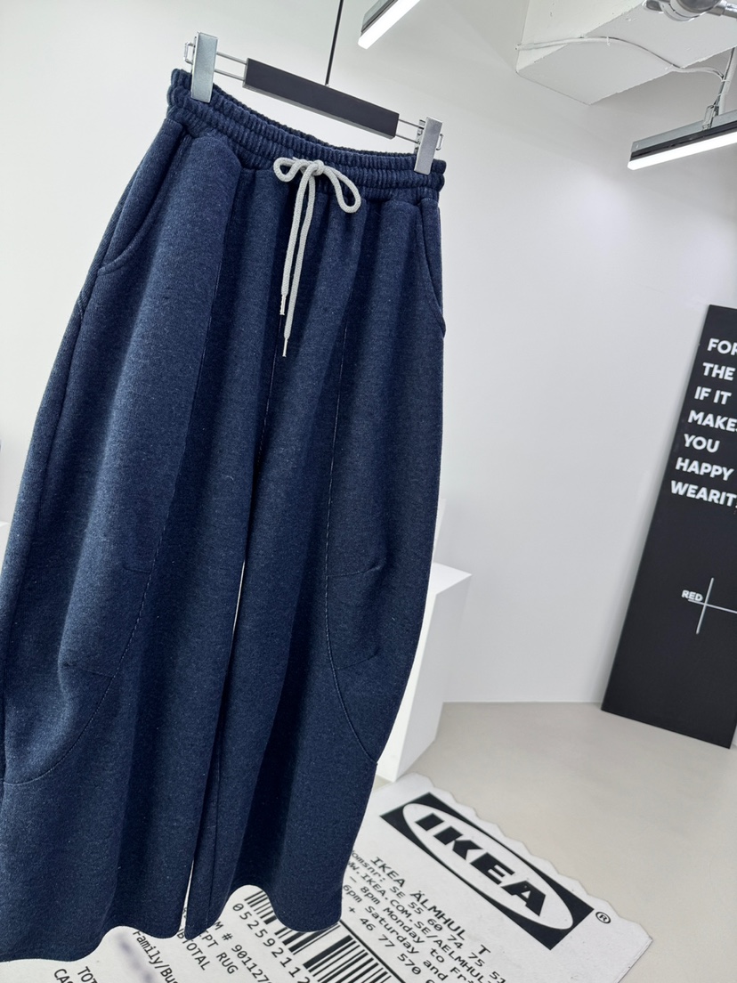 RED-A東大門㊣代購女裝新款推薦時尚熱賣休閑褲針織褲羊毛RED-A休閑褲圖色3