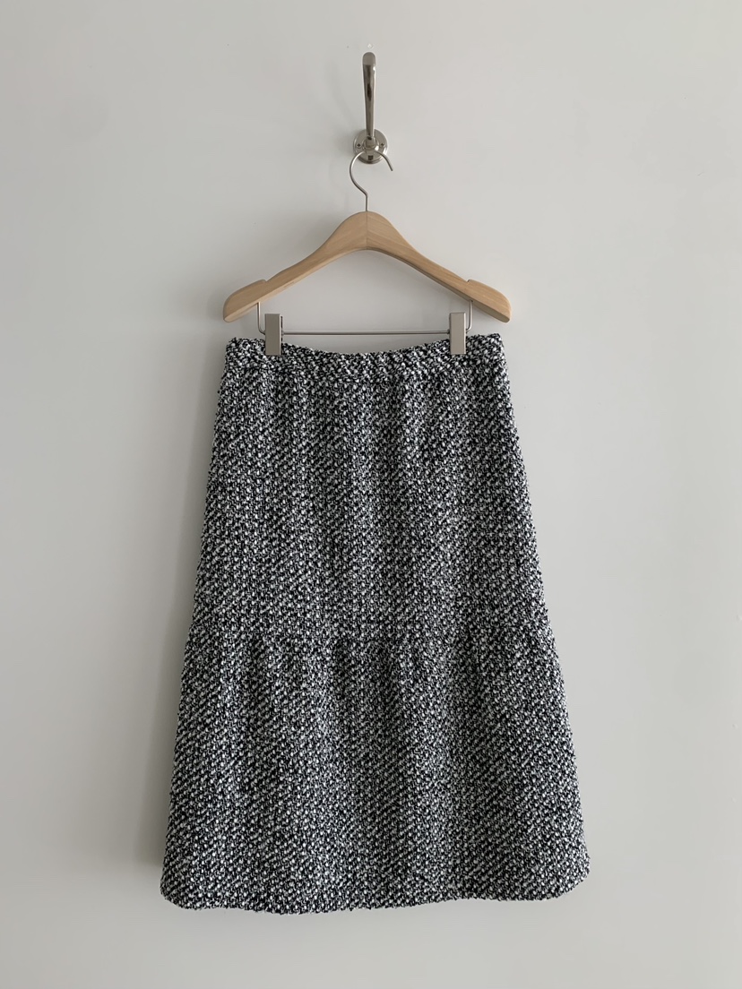 LOVE MY SANTA韓國直郵㊣女裝新品25秋冬休閑長裙粗花呢羊毛Santa/LOVE MY SANTA長裙