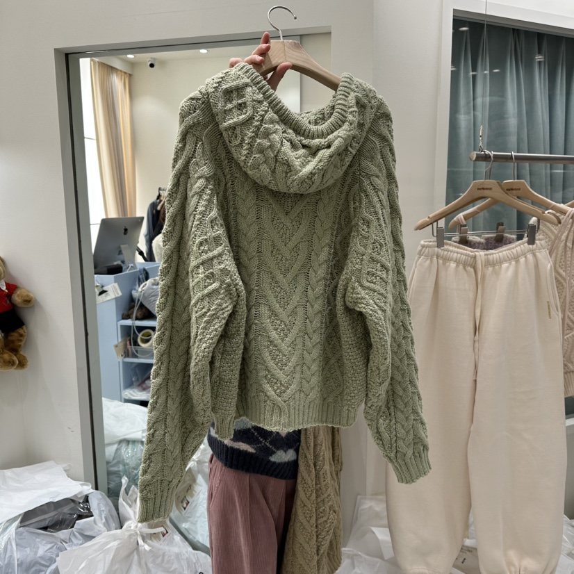 OURMOMENT韓國直郵㊣女裝新品職業熱賣25秋冬時尚真品休閑毛衣OURMOMENT毛衣